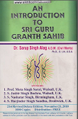An Introduction To Guru Granth Sahib By Dr. Sarup Singh Alag